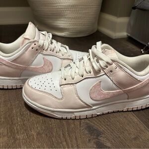 Nike Women's Blush and White Sneakers